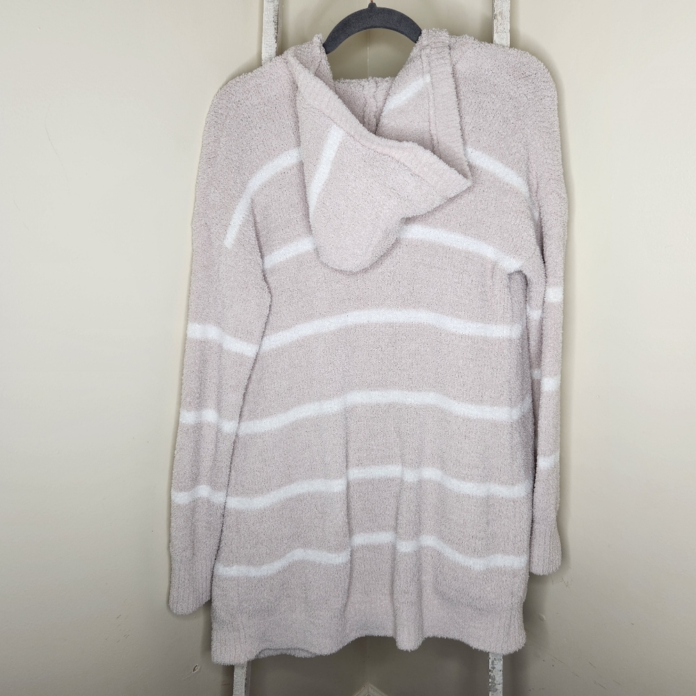 Marled Reunited Clothing Medium super soft hooded open front cardigan sweater - Picture 4 of 6